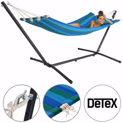 Le top du confort pour votre jardin ou votre véranda. Ce hamac dispose d´un cadre robuste et d´une toile très résistante. Sa  ...