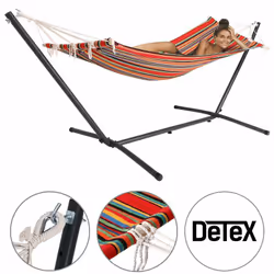 Le top du confort pour votre jardin ou votre véranda. Ce hamac dispose d´un cadre robuste et d´une toile très résistante. Sa  ...