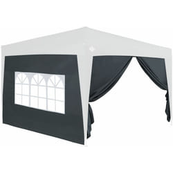 Parois latérales pour tonnelle pop-up 3x6m hydrofuge fermeture éclair 300x200cm pavillon fenêtre différentes couleurs jardin été mur côté tonnelle