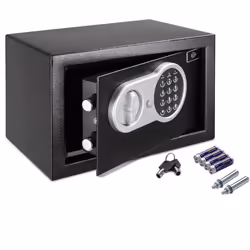 Deuba 107130, Coffre-fort indépendant, Noir, Électronique, Acier, Batterie, 310 mm