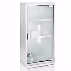 Description générale Conservez vos médicaments en toute sécurité avec cette armoire à pharmacie en acier inoxydable. Dotée de ...