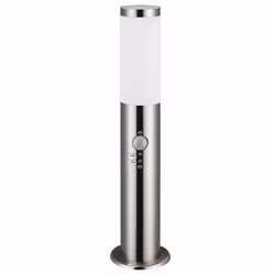 Description générale Illuminez votre jardin avec la lampe de chemin en acier inoxydable, équipée d'un capteur de mouvement po ...