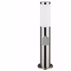 Description générale Illuminez votre jardin avec ces lampadaires élégants en acier inoxydable. Dotés d'une douille ou d'un dé ...