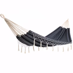 Ne pensez plus à rien et relaxez-vous ! Ce hamac de la marque Detex® peut supporter une capacité de charge de max. 300 kg . A ...