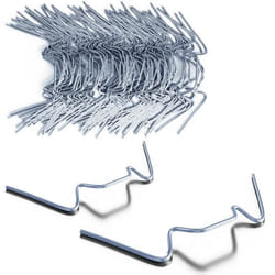 50x Clips de vitrage pour serre en acier inoxydable 15mm dépaisseur Type W