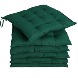 DETEX® 6x Coussin de Chaise Vert Sangles Effet viscoélastique intérieur extérieur sièges Coussins de Chaises Coussin dassise
