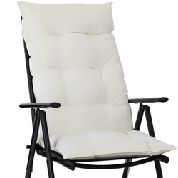 Le top du confort pour vos chaises ! Set de 6 : Ces coussins avec dossier ultra confortables se fixent à vos chaises ou faute ...