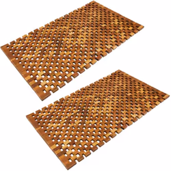 Description générale Ce tapis de bain en bois d'acacia est idéal pour apporter une touche finale à votre salle de bain. Il co ...