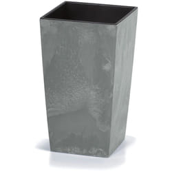 Pot de fleurs - Bac à fleur - Cache pot style Béton 26/49/91L Terrasse Jardin Intérieur Extérieur -Gris, 26 Litres
