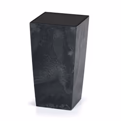 Pot de fleurs Bac à fleur Cache pot Jardinière style Béton Anthracite 49 Litres Terrasse Jardin Intérieur Extérieur