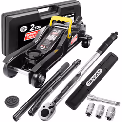 Description générale Facilitez-vous le travail avec nos outils pratiques ! Ce solide cric est équipé d'une unité hydraulique ...