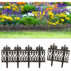 Deuba - Set Bordure de jardin, rebord de jardin - Aspect laiton 3,80m (de)