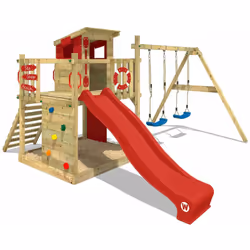 Description générale Découvrez l'aire de jeux en bois Wickey Smart Camp, un espace d'aventure idéal pour les enfants. Avec se ...