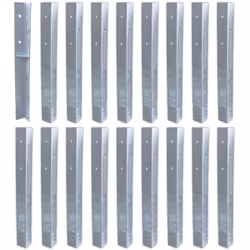 Ancrage en profilé Wickey SolidLock Les ancrages à cornières/poteaux galvanisés de Wickey confèrent une excellente stabilité  ...