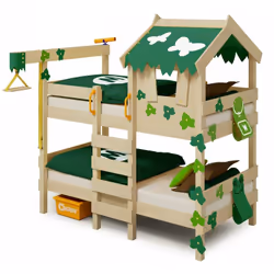 Description générale Les enfants s'installent avec enthousiasme dans la cabane Wickey CrAzY Ivy. À la tombée de la nuit, ils  ...