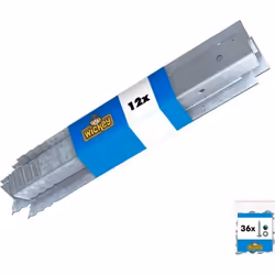 Wickey Ancrage au sol ancrage poteau - set de 12 ancrages pour aire de jeux & portique balançoire