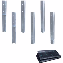 Ancrage en profilé Wickey SolidLock Les ancrages à cornières/poteaux galvanisés de Wickey confèrent une excellente stabilité  ...