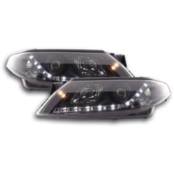 Phare Daylight led drl look Renault Laguna (type g) 01-05 noir -