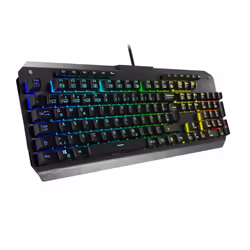 Lioncast LK300 RGB, Avec fil, USB, Clavier mécanique, QWERTZ, LED RGB, Noir