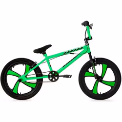 BMX Freestyle 20 Cobalt vert fluo KS Cycling