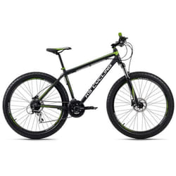 Vélo VTT Semi-Rigide 27 Plus - KS CYCLING - Xceed - 24 Vitesses - Noir-Vert - Taille de Cadre 50 cm