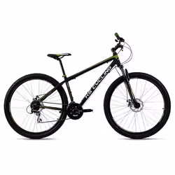 Vélo VTT Semi-Rigide 29 - KS CYCLING - Xceed - 24 Vitesses - Noir-Vert - Taille de Cadre 46 cm