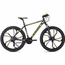 VTT semi-rigide 275 Xplicit noir-vert 21 Vitesses TC 46 cm KS Cycling
