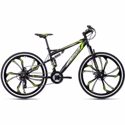 VTT tout suspendu 275 Scrawler Noir-Vert TC 51 cm KS Cycling