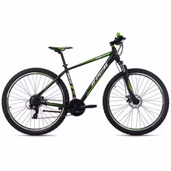 VTT semi-rigide 29 Morzine noir-vert 48 cm KS Cycling - Adulte - Mixte - 21 Vitesses - Chemins et sentiers
