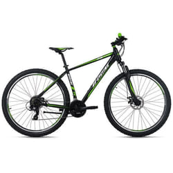 VTT semi-rigide 29 Morzine noir-vert 48 cm KS Cycling - Adulte - Mixte - 21 Vitesses - Chemins et sentiers