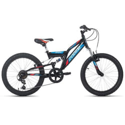 VTT enfant tout suspendu 20 Zodiac noir-rouge KS Cycling - 6 vitesses - Taille de Cadre 31 cm