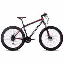 VTT semi-rigide 275 Plus Xceed noir-rouge TC 46 cm KS Cycling