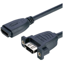 Lyndahl - Câble adaptateur hdmi Prise femelle hdmi-a 0.2 m noir LKPK005 Câble hdmi D311242