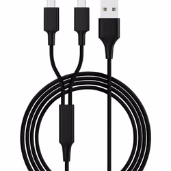 enquête USB-C, et tout cela deux ! Smrter Hydra DUO - le câble USB à deux ports. Le smartphone est vide, la tablette est-elle ...
