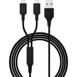 Câble de charge usb usb 2.0 usb-a mâle, USB-Micro-B mâle 1.20 m noir hydraduombk Y167512 - Smrter