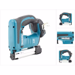 Contenu de la livraison: - Makita DST 221 Agrafeuse sans fil 18V Li-Ion Solo - sans batterie, sans chargeur Description du pr ...