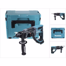 Description générale L'outil Makita DHR 202 est un perforateur burineur sans fil, alimenté par une batterie Li-ion de 18 V. I ...