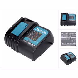 Description générale Le Makita DC 18 SD est un chargeur polyvalent conçu pour les batteries Li-ion et Ni-MH, offrant une tens ...