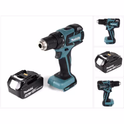 Contenu de la livraison: - 1x Makita DDF 459 Perceuse-visseuse sans fil 18V Li-ion - 1x Batterie Makita BL 1840 B 18V - 4Ah L ...