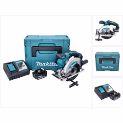 Contenu du paquet: - 1x Makita DSS 610 Scie circulaire à main sans fil 18 V - 1x Lame de scie HSS Makita 165mm - 1x Guide de  ...