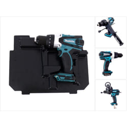 Dhp 458 ze Perceuse visseuse à percussion sans fil 18V 91Nm + Insert pour Makpac - Makita