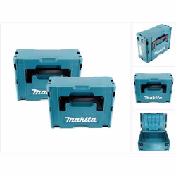 Contenu du paquet: - 2x Makita Coffrets à outils en plastique MAKPAC Gr. 2 - sans insert Description du produit: Le coffret m ...