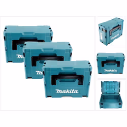 Contenu du paquet: - 3x Makita Coffrets à outils en plastique MAKPAC Gr. 2 - sans insert Description du produit: Le coffret m ...