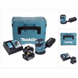Contenu du paquet: - 1x Makita DBO 180 Z Ponceuse excentrique sans fil 18V Li-ion - 1x papier abrasif - 1x Sac à poussière -  ...