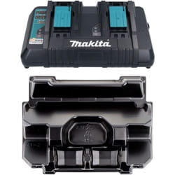 Dc 18 rd ze double chargeur rapide 14,4 v - 18 v lxt ( 196933-6 ) + insert ( 838258-9 ) - Makita
