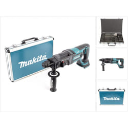 Makita - dhr 241 Marteau perforateur sans fil 18 v Li-ion avec prise SDS-Plus Solo + D-42444 Jeu de forets et burins SDS-Plus 17 pièces en coffret