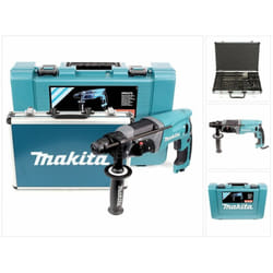 Makita HR 2470 780 W SDS-Plus 24 mm marteau perforateur en coffret + D-42444 SDS-Plus set de forets-burins 17 pces en coffret alu