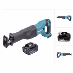 Contenu du paquet: - 1x Makita DJR 186 Scie récipo sans fil, Scie sabre 18 V - 1x Batterie Makita BL1840 B 18 V Li-Ion - 4 Ah ...