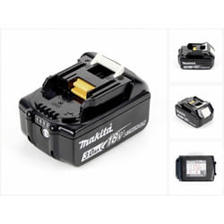 Makita BL 1830 B 18V - Batterie Li-Ion 3 Ah / 3000 mAh avec affichage LED - original, pas de réplique