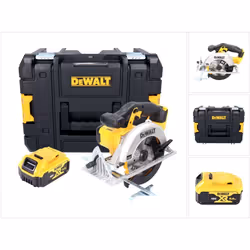 Contenu de la livraison: - 1x DeWalt DCS 391 scie circulaire à main sans fil - 1x DeWalt DT1209 lame de scie circulaire 165 m ...